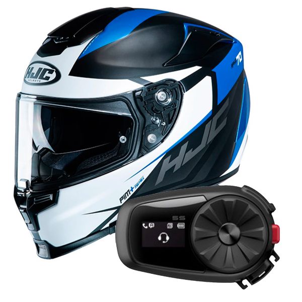 Integrale HJC RPHA 70 Sampra MC2SF + Kit Bluetooth Sena 5S Solo