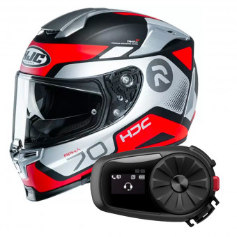 Integrale HJC RPHA 70 Shuky MC1SF + Kit Bluetooth Sena 5S Solo