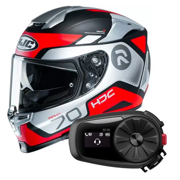 Integrale HJC RPHA 70 Shuky MC1SF + Kit Bluetooth Sena 5S Solo