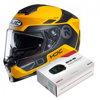 Integrale HJC RPHA 70 Shuky MC3SF + Kit Bluetooth Sena SMH5