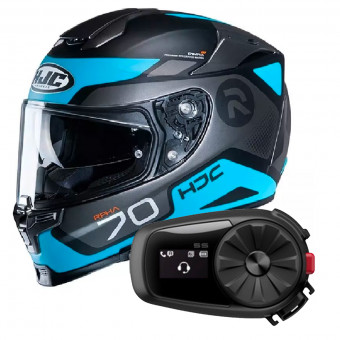 Integrale HJC RPHA 70 Shuky MC4SF + Kit Bluetooth Sena 5S Solo