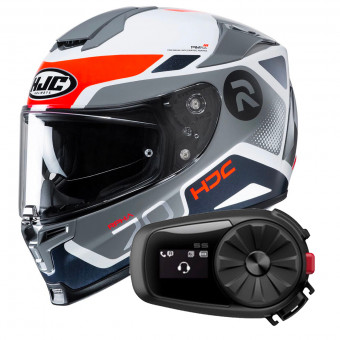 Integrale HJC RPHA 70 Shuky MC6H + Kit Bluetooth Sena 5S Solo