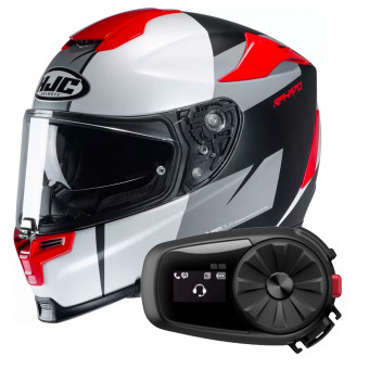 Integrale HJC RPHA 70 Terika MC1SF + Kit Bluetooth Sena 5S Solo