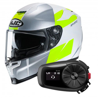 Integrale HJC RPHA 70 Terika MC4HSF + Kit Bluetooth Sena 5S Solo
