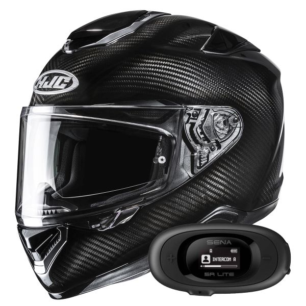 Integrale HJC RPHA 72 Carbon Black + Kit bluetooth 5R Lite Solo