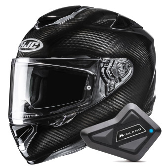 Integrale HJC RPHA 72 Carbon Black + Kit Bluetooth BT Mini