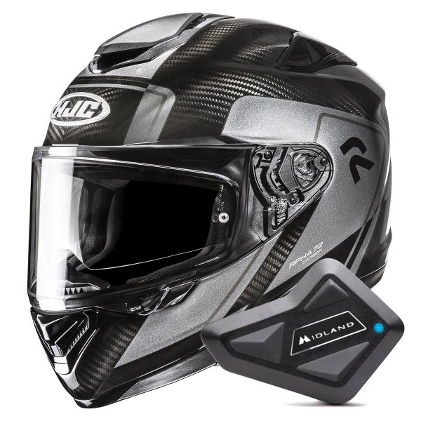 Integrale HJC RPHA 72 Carbon Fynex MC5 + Kit Bluetooth BT Mini