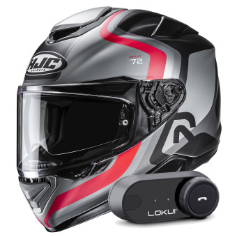 Integrale HJC RPHA 72 Ernem MC1SF + Kit Bluetooth Lokui K30