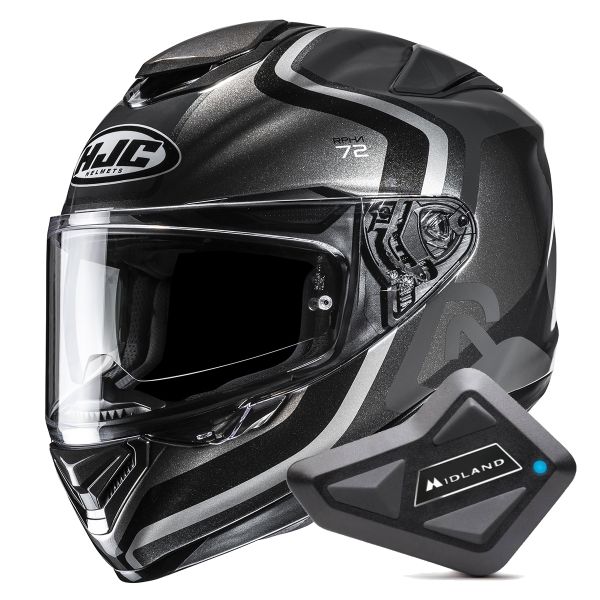 Integrale HJC RPHA 72 Ernem MC5 + Kit Bluetooth BT Mini