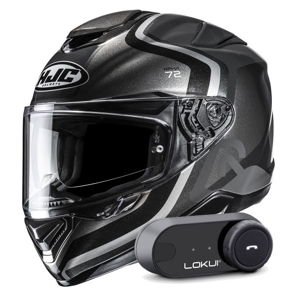 Integrale HJC RPHA 72 Ernem MC5 + Kit Bluetooth Lokui K30