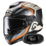 Casque Integrale HJC RPHA 72 Ernem MC7SF + Kit bluetooth 5R Lite Solo