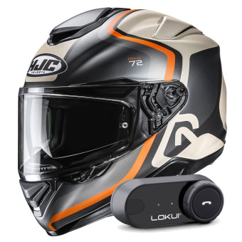 Integrale HJC RPHA 72 Ernem MC7SF + Kit Bluetooth Lokui K30
