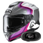 Casque Integrale HJC RPHA 72 Ernem MC8 + Kit bluetooth 5R Lite Solo