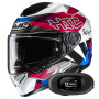 Casque Integrale HJC RPHA 72 Goldy MC21 + Kit bluetooth 5R Lite Solo