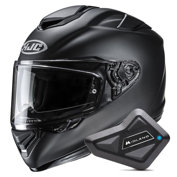 Integrale HJC RPHA 72 Matte Black + Kit Bluetooth BT Mini