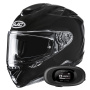 Casque Integrale HJC RPHA 72 Metal Black + Kit bluetooth 5R Lite Solo