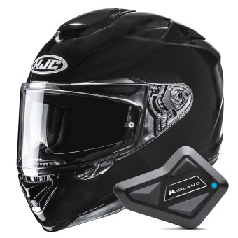 Integrale HJC RPHA 72 Metal Black + Kit Bluetooth BT Mini