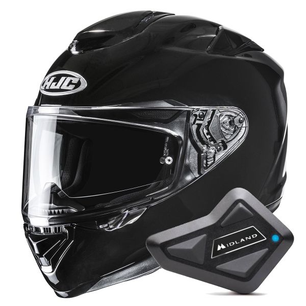 Integrale HJC RPHA 72 Metal Black + Kit Bluetooth BT Mini