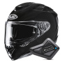 Casque Integrale HJC RPHA 72 Metal Black + Kit Bluetooth BT Mini