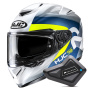 Casque Integrale HJC RPHA 72 Phyta MC3H + Kit Bluetooth BT Mini