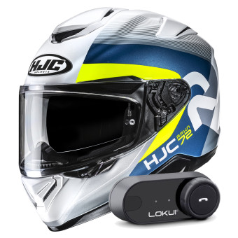 Integrale HJC RPHA 72 Phyta MC3H + Kit Bluetooth Lokui K30