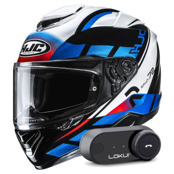Integrale HJC RPHA 72 Value MC21 + Kit Bluetooth Lokui K30