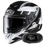 Casque Integrale HJC RPHA 72 Value MC5 + Kit bluetooth 5R Lite Solo