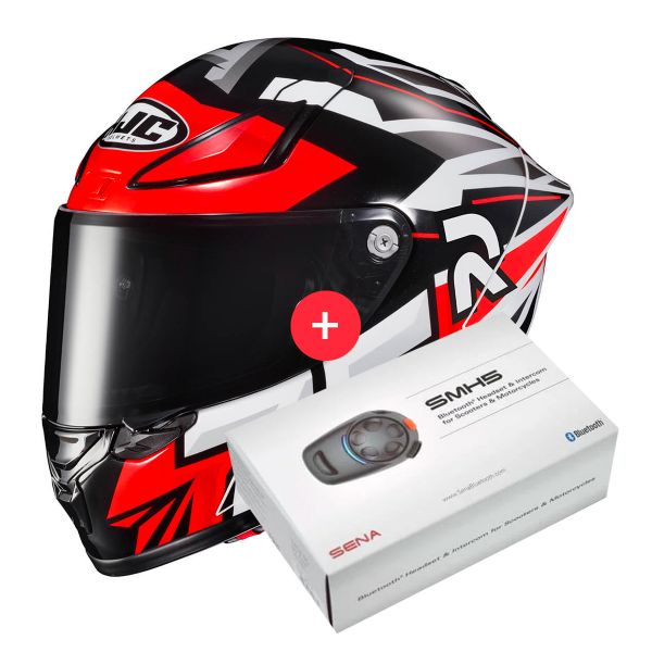 Integrale HJC RPHA1 Arenas Replica MC1 + Kit Bluetooth SMH5