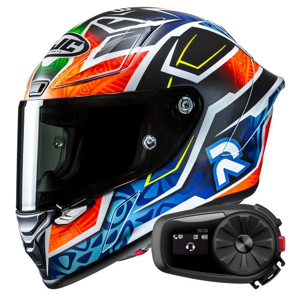 Integrale HJC RPHA1 Binder Replica 2024 MC27SF + Kit Bluetooth 5S Solo