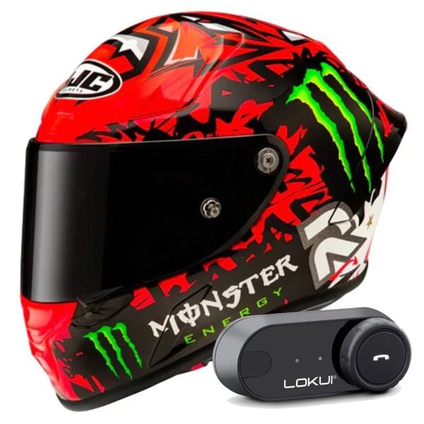 Integrale HJC RPHA1 Fabio Quartararo Replica II + Kit Bluetooth Lokui K30