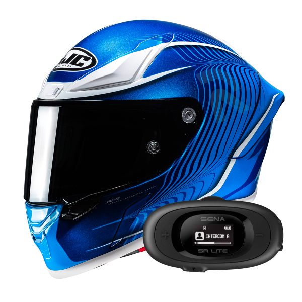 Integrale HJC RPHA1 Lovis MC2 + Kit bluetooth 5R Lite Solo