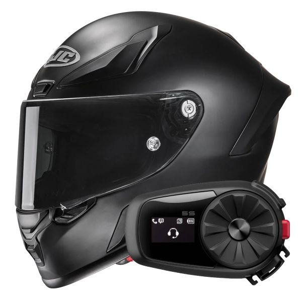 Integrale HJC RPHA1 Matte Black + Kit Bluetooth 5S