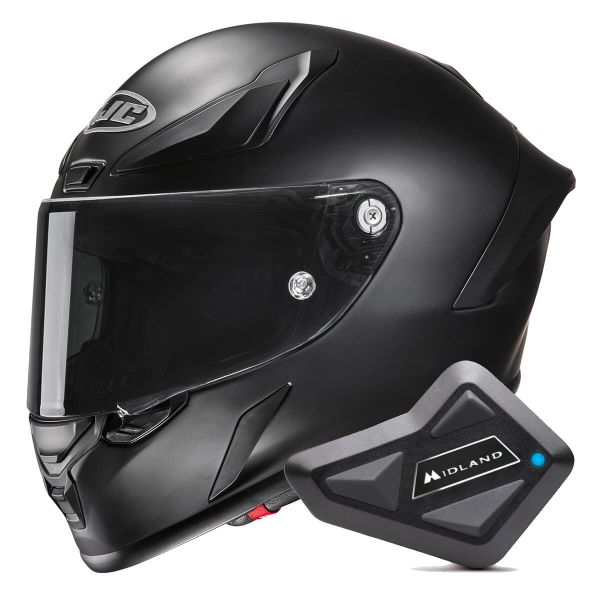 Integrale HJC RPHA1 Matte Black + Kit Bluetooth BT Mini