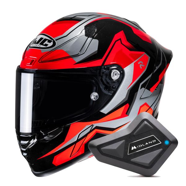 Integrale HJC RPHA1 Nomaro MC1 + Kit Bluetooth BT Mini
