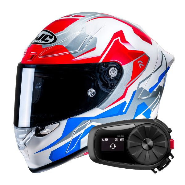 Integrale HJC RPHA1 Nomaro MC21 + Kit Bluetooth 5S Solo