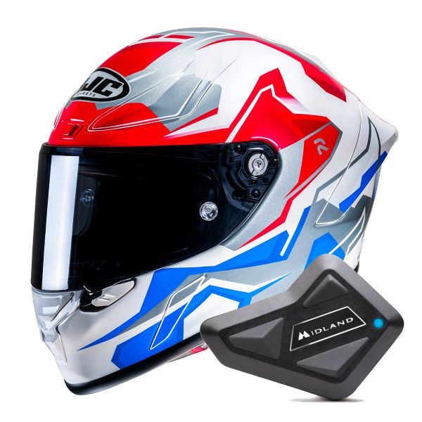 Integrale HJC RPHA1 Nomaro MC21 + Kit Bluetooth BT Mini