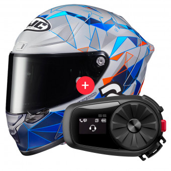 Integrale HJC RPHA1 Pol Espargaro Replica MC2SF + Kit Bluetooth 5S