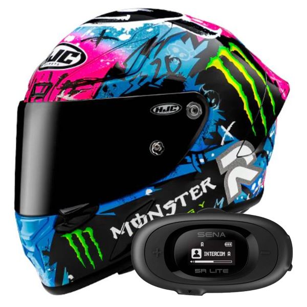 Integrale HJC RPHA1 Quartararo Le Mans SP 2024 + Kit bluetooth 5R Lite Integrale HJC RPHA1 Quartararo Le Mans SP 2024 + Kit bluetooth 5R Lite