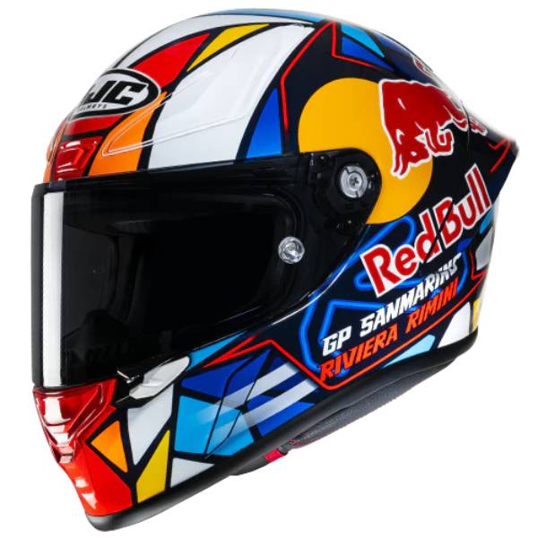 HJC RPHA1 Red Bull Misano GP MC21 + Kit Bluetooth Lokui K30