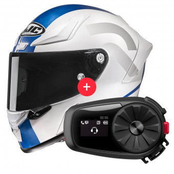 Integrale HJC RPHA1 Senin MC2SF + Kit Bluetooth 5S