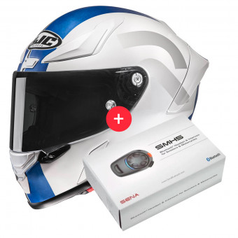 Integrale HJC RPHA1 Senin MC2SF + Kit Bluetooth SMH5