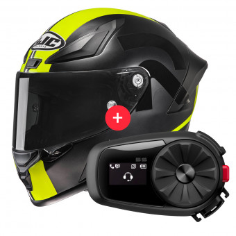 Integrale HJC RPHA1 Senin MC3HSF + Kit Bluetooth 5S
