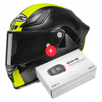 Integrale HJC RPHA1 Senin MC3HSF + Kit Bluetooth SMH5