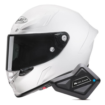 Integrale HJC RPHA1 White + Kit Bluetooth BT Mini