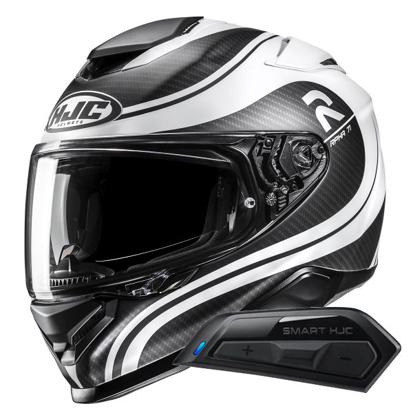 Integrale HJC RPHA71 Cleta MC10SF + Kit Bluetooth Smart 11B