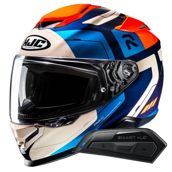 Integrale HJC RPHA71 Cozad MC27 + Kit Bluetooth Smart 11B
