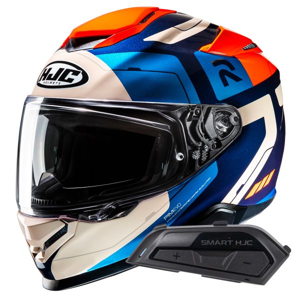 Integrale HJC RPHA71 Cozad MC27 + Kit Bluetooth Smart 21B