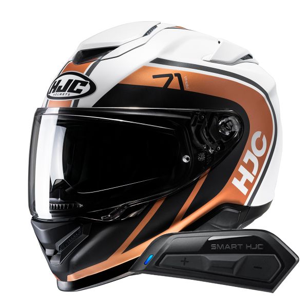Integrale HJC RPHA71 Mapos MC9SF + Kit Bluetooth Smart 11B