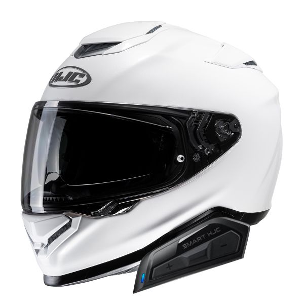 Integrale HJC RPHA71 Pearl White + Kit Bluetooth Smart 21B