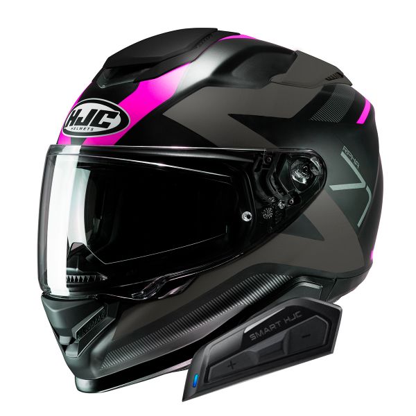 Integrale HJC RPHA71 Pinna MC8SF + Kit Bluetooth Smart 21B